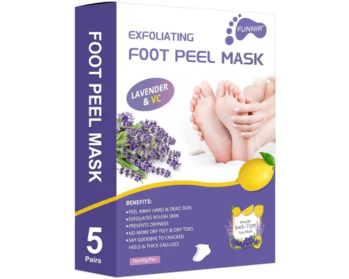 5-Pair Foot Peel Masks for $6.xx Shipped
