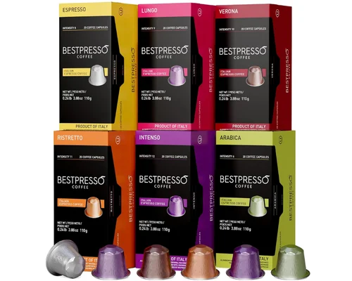 Coffee Pods For Nespresso Variety 120-Pack for $21.xx Shipped