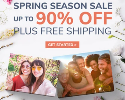 Canvas Prints Up to 90% Off + Free Shipping