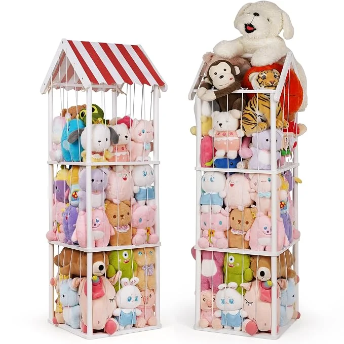 3-Tier Wooden Stuffed Animal Storage Deal: Save 50%