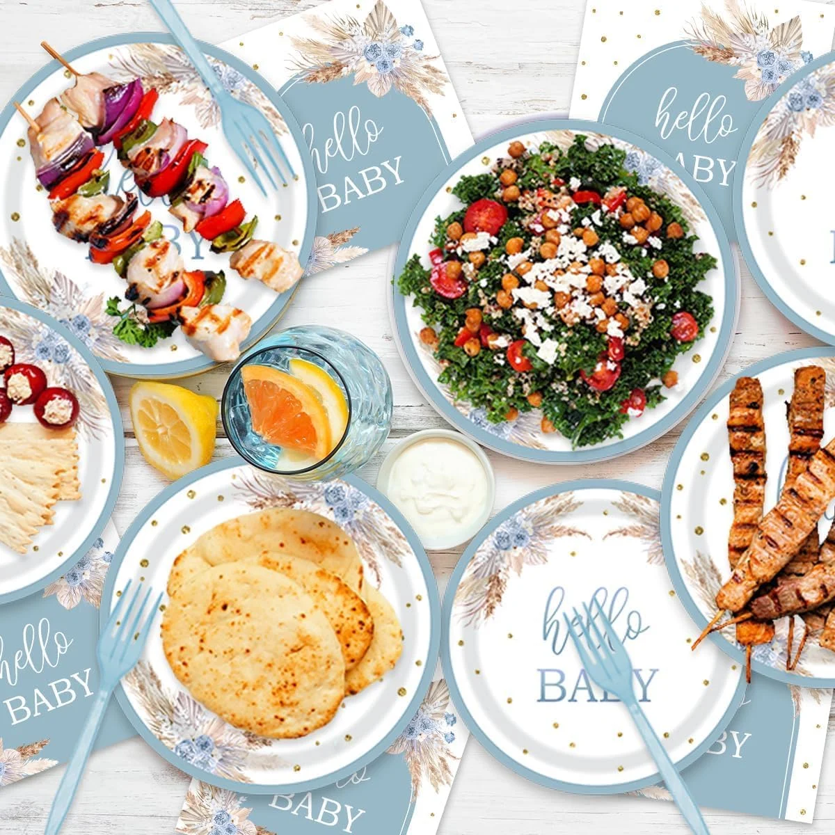 Boho Baby Shower Tableware Deal: Save 50%