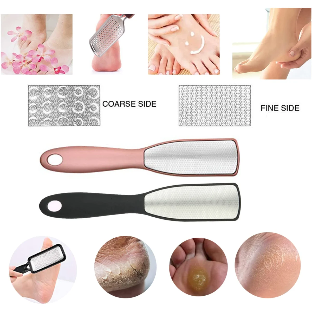 Foot File Double Side Foot Scraper Deal: Save 43%