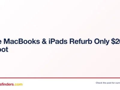 Apple MacBooks & iPads Refurb Only $20.xx at Woot