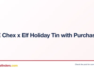 FREE Chex x Elf Holiday Tin with Purchase!