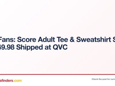 NFL Fans: Score Adult Tee & Sweatshirt Sets for $49.98 Shipped at QVC