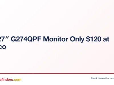 MSI 27″ G274QPF Monitor Only $120 at Costco
