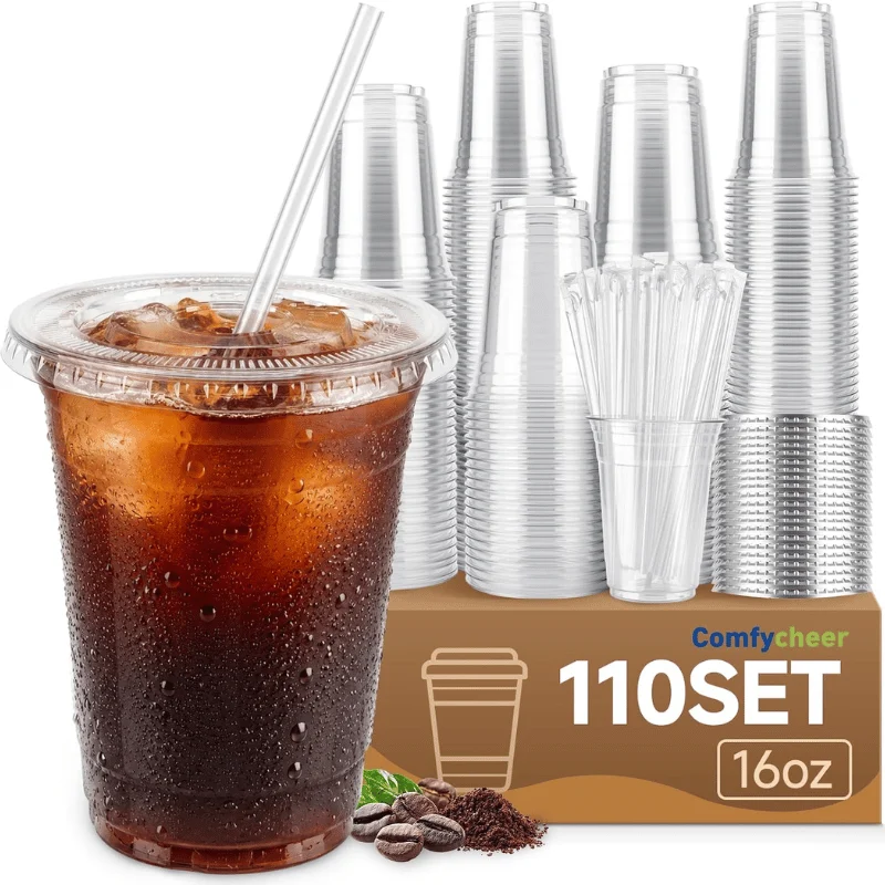 110 Set 16oz Disposable Smoothie Cups Deal at Amazon: Save 25%