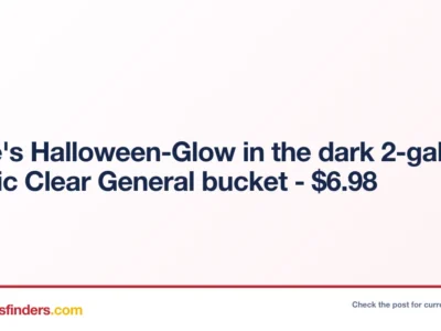 Lowe’s Halloween Glow 2‑Gallon Bucket Only $6.98 at Lowe’s