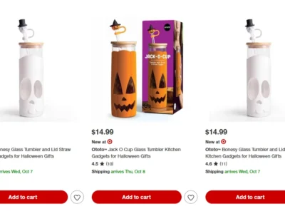 Halloween Glass Tumblers Deal at Target
