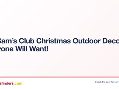 The Sam’s Club Christmas Outdoor Decor Everyone Will Want!