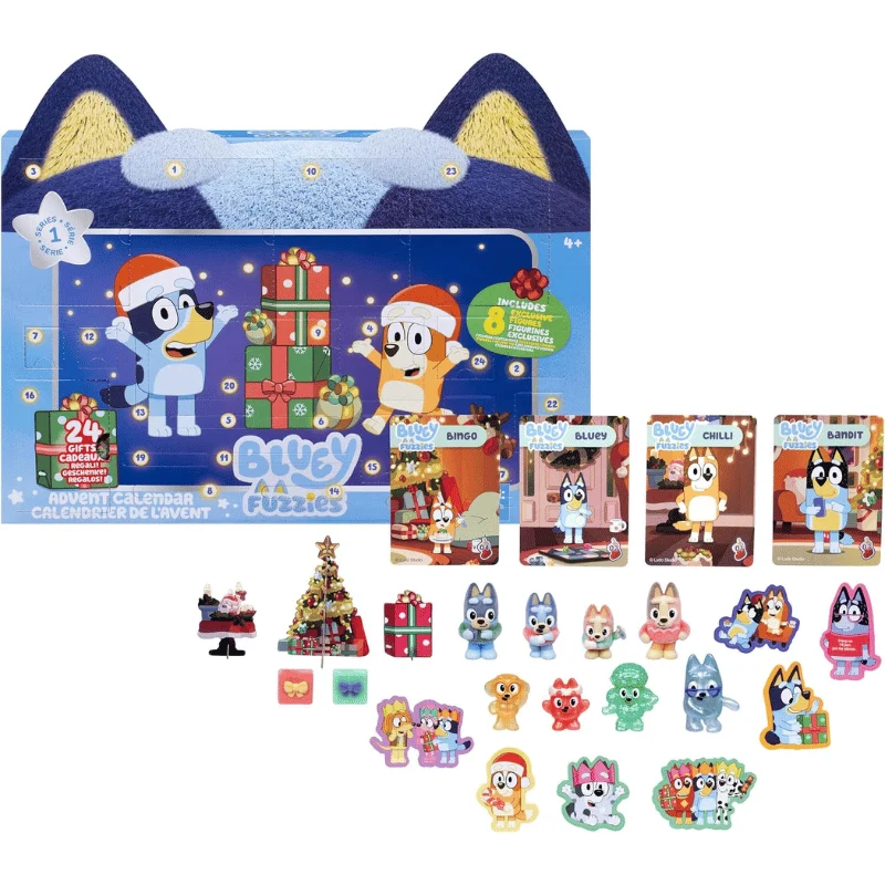BLUEY Fuzzies Advent Calendar Pack Deal: Save $8.xx at Amazon