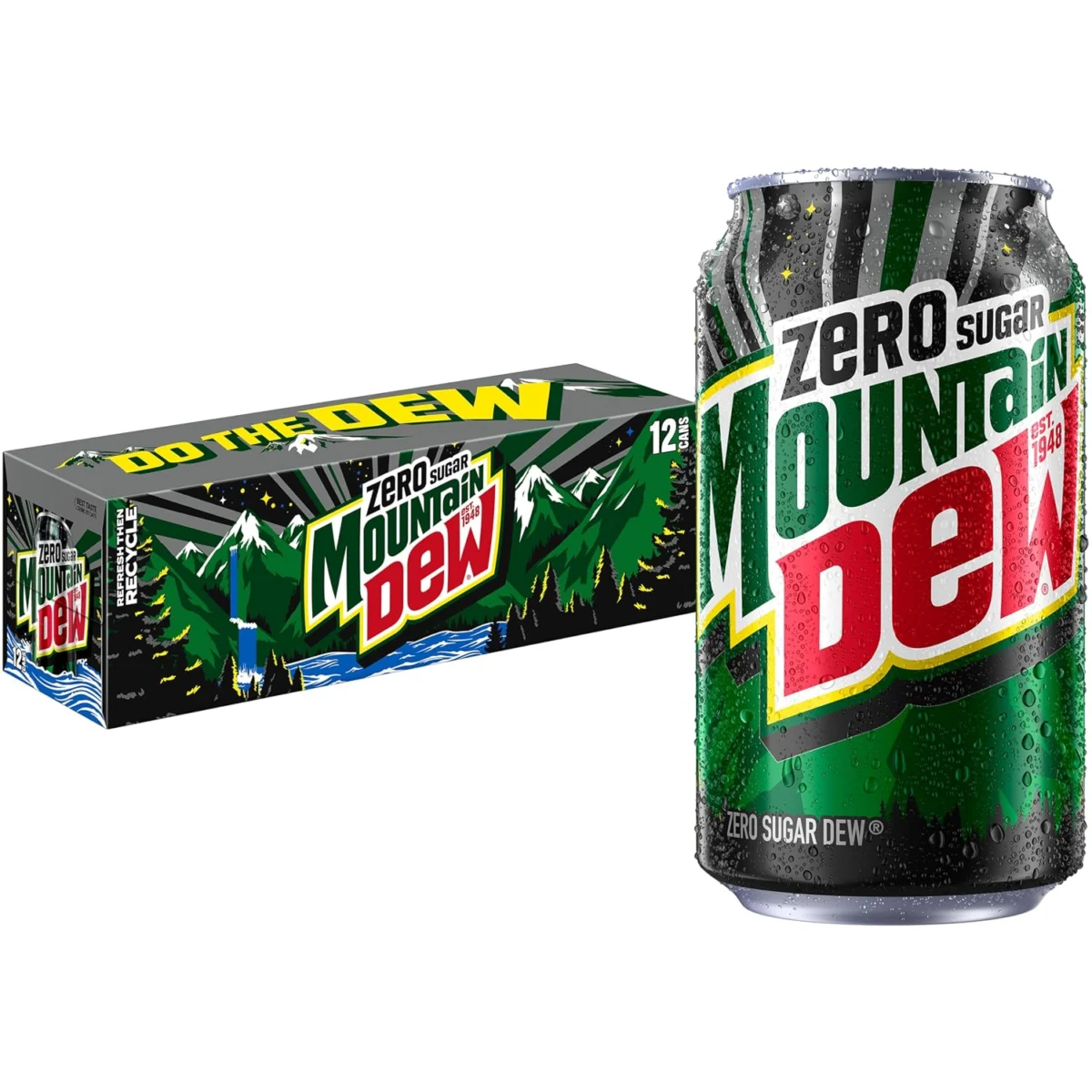 Mountain Dew Zero Sugar 12‑Pack Only $6.xx at Amazon