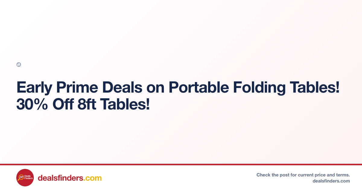 Portable Folding Tables 30% Off at Top Store