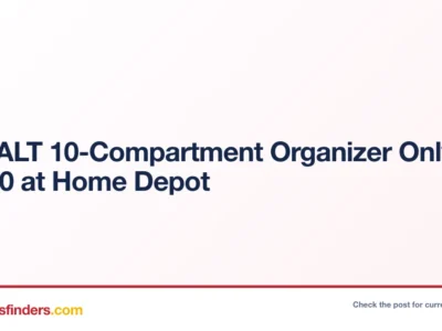 Home Depot deal card