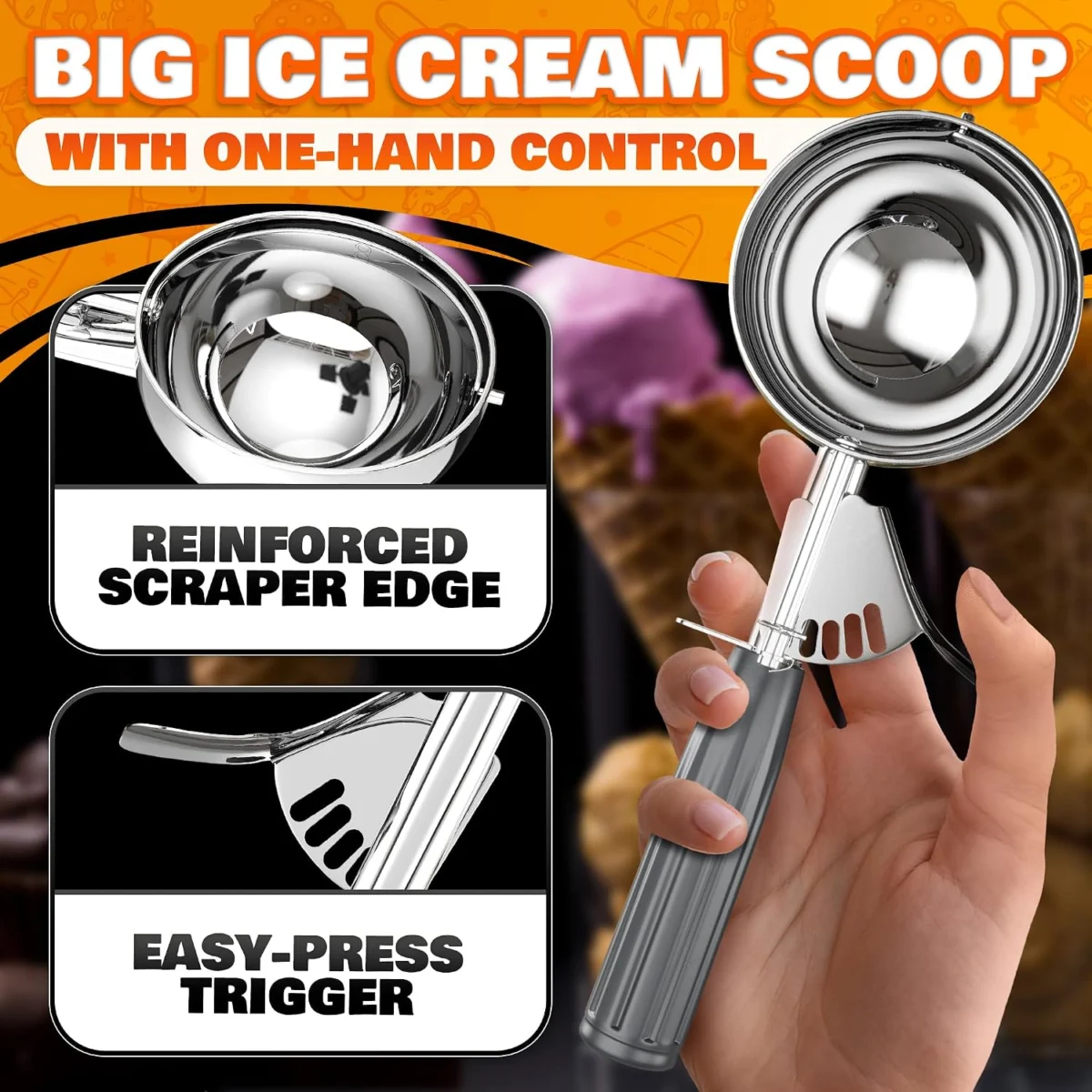 Stainless Steel Ice Cream Scoop Deal