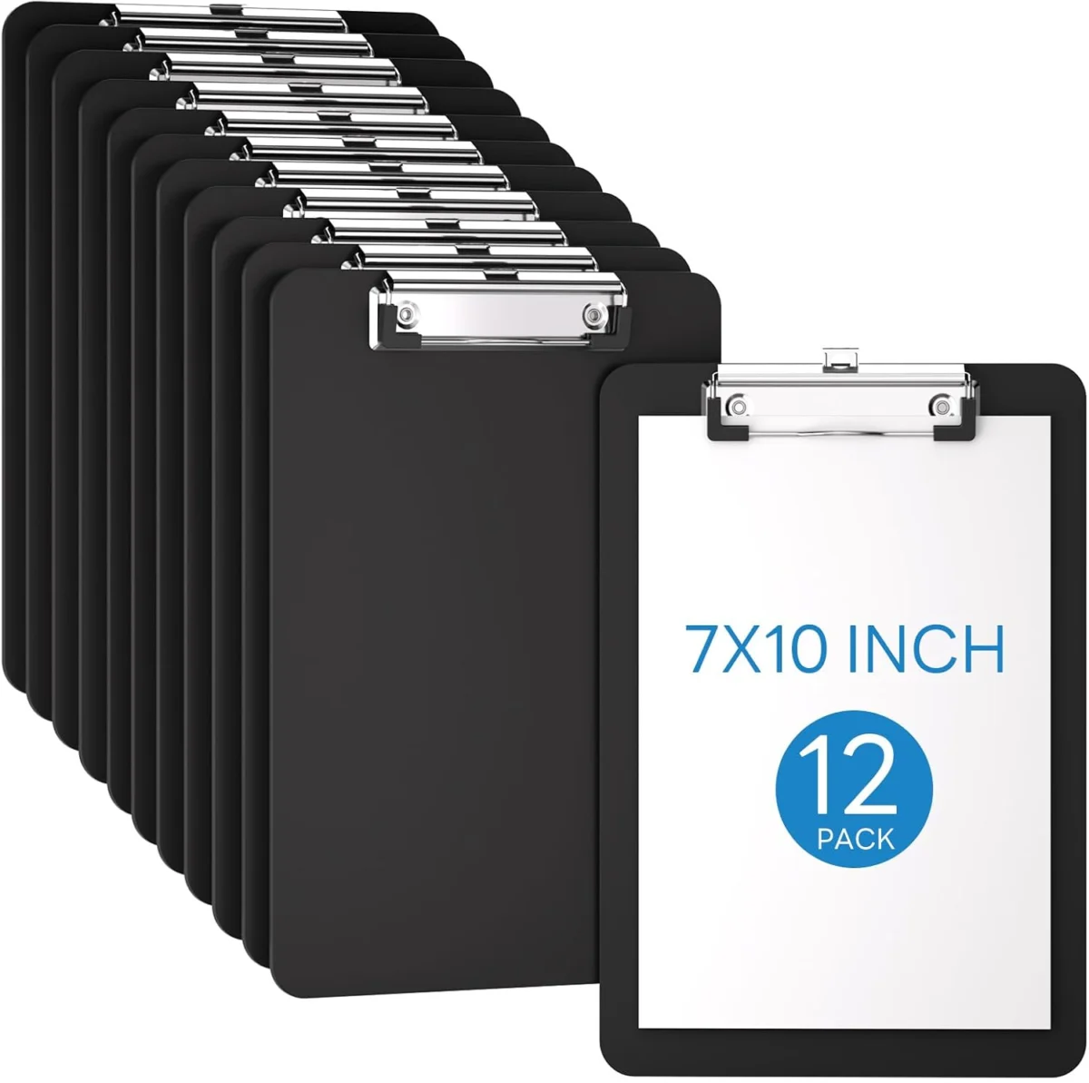 Zoenley Small Black Clipboard Set of 12 Deal: Save 50%