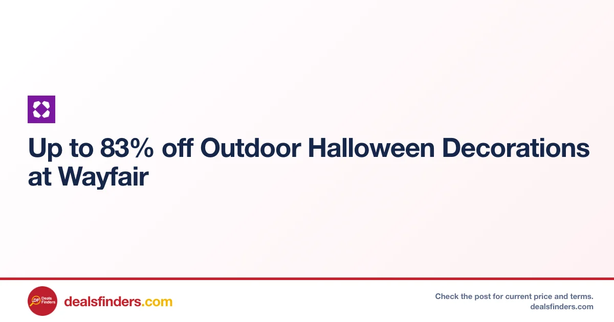 Up to 83% Off Outdoor Halloween Decorations at Wayfair