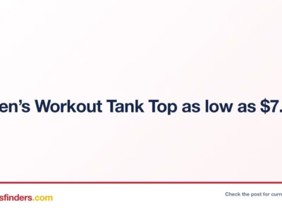 Women’s Workout Tank Top as low as $7.xx!