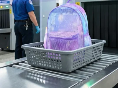Mesh-Backpack