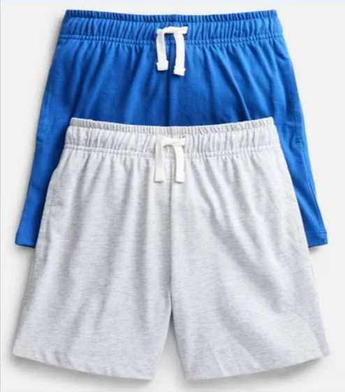 Boys Pull On Knit Shorts 2-Pack Deal at Walmart
