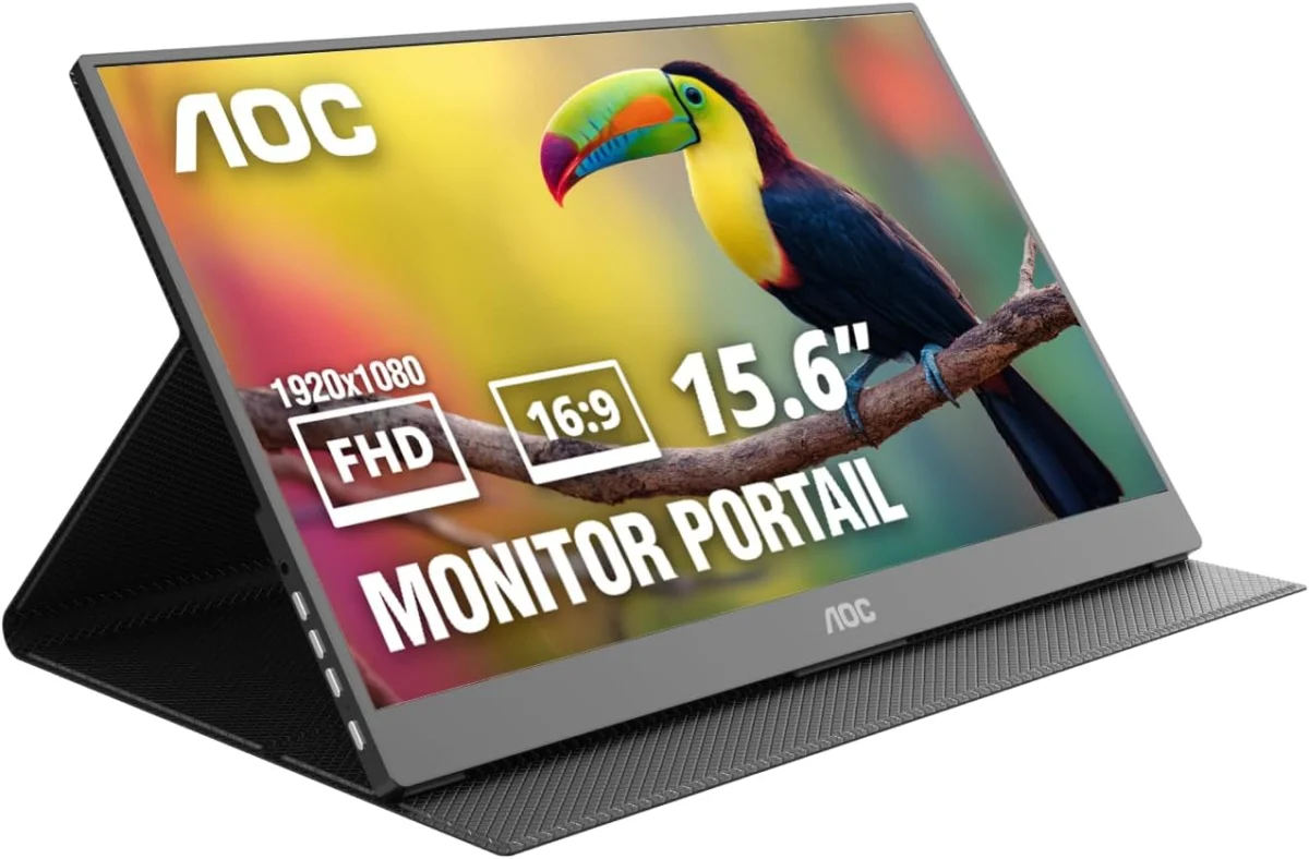 15.6″ AOC Portable Monitor Only $47.xx (Reg. $70) at Amazon