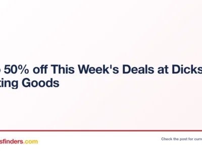 Up to 50% off This Week’s Deals at Dicks Sporting Goods