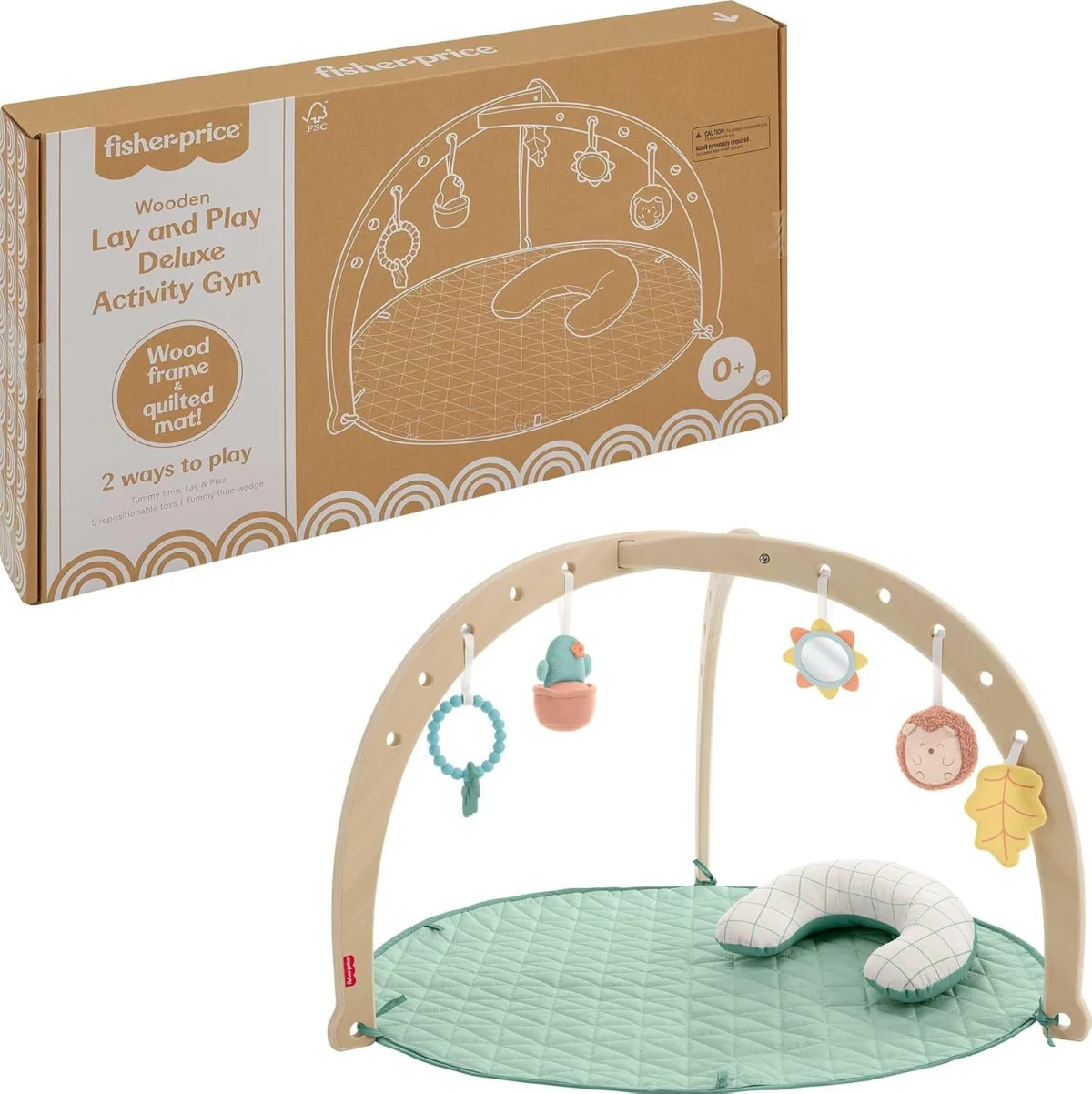 Fisher-Price Wood Baby Playmat Only $25.xx (Reg. $39) at Amazon