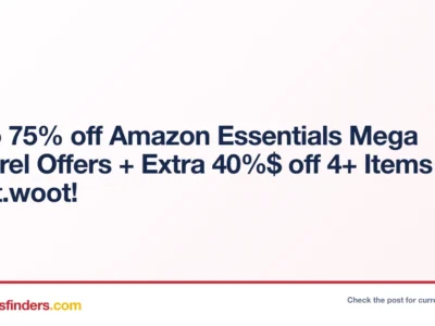 Up to 75% Off Amazon Essentials Mega Apparel at Woot