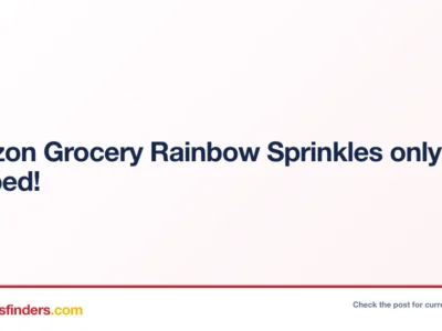 Amazon Grocery Rainbow Sprinkles only $0.94 shipped!