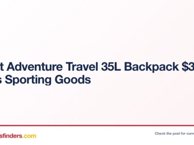 Quest Adventure Travel 35L Backpack $36 at Dicks Sporting Goods