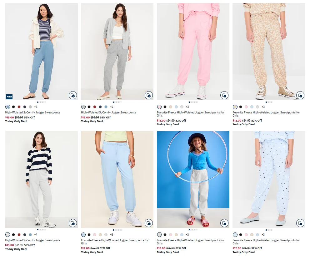 Joggers Sale: Save 52% at Old Navy