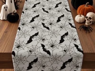 Bats Spider Web Table Runner Deal: Save $3.xx at Amazon