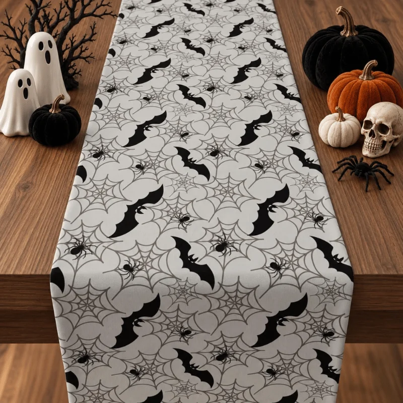 Bats Spider Web Table Runner Deal: Save $3.xx at Amazon