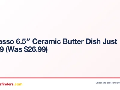 Vancasso 6.5″ Ceramic Butter Dish Just $13.49 at Top Store