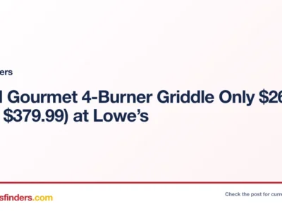 Royal Gourmet 4-Burner Griddle Only $269 (Reg. $379.99) at Lowe’s