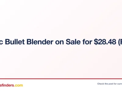 Magic Bullet Blender Only $28.48 (Reg. $40) at Top Store