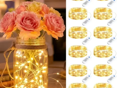 Minetom 12 Pack Warm White String Lights Deal – Use Code