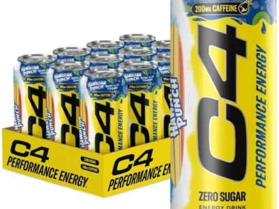 12-Pk 16-Oz C4 Performance Zero Sugar Energy Drinks (Berry Blue Typhoon) $9.xx w/ S&S