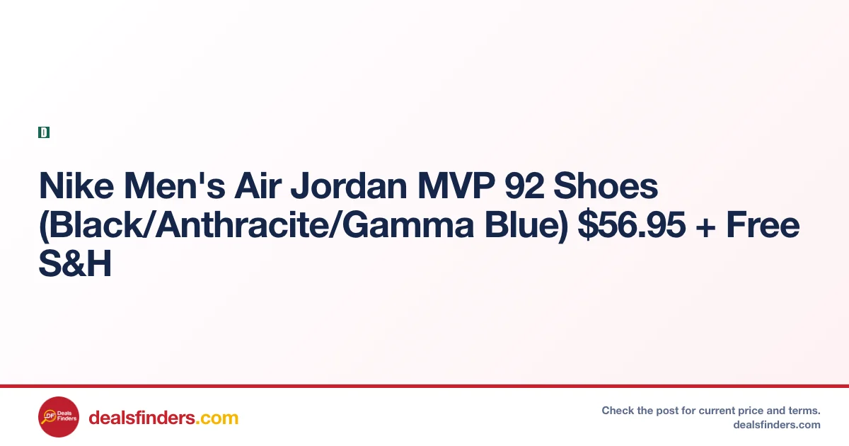 Nike Air Jordan MVP 92 Shoes Just $56.95 Shipped at Dick’s Sporting