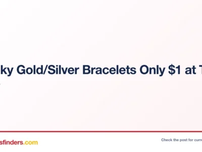 Chunky Gold/Silver Bracelets Only $1 at Top Store
