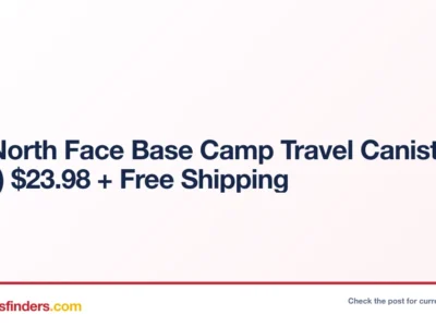 The North Face Base Camp Travel Canister Only $23.98 with Free