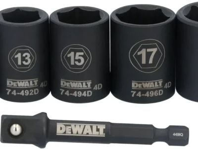 6-Piece DeWALT 3/8″ Metric Impact Socket Set $14.xx at Amazon