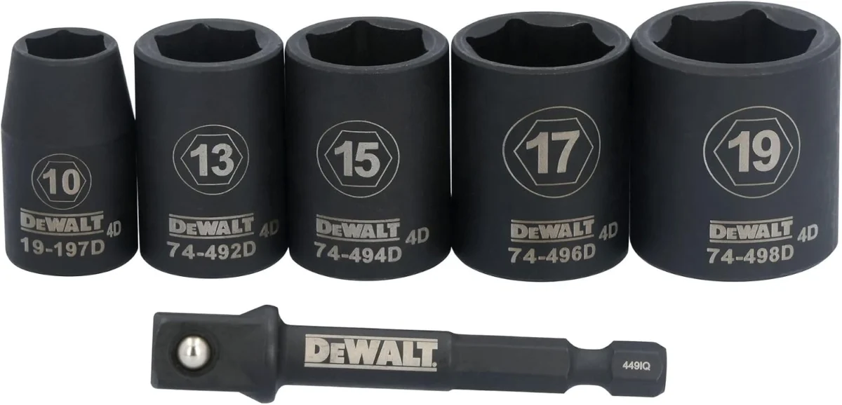 DeWALT 3/8″ Impact Socket Set Only $22.xx (Reg. $55) at Amazon