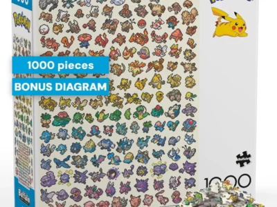 $12.xx* | 1000-Pc Buffalo Games Pokémon Pixel Rainbow Jigsaw Puzzle at Amazon