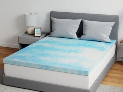 Novilla 2″ King Cooling Memory Foam Mattress Topper for $37.xx + free shipping