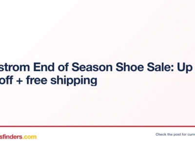 Nordstrom End of Season Shoe Sale: Up to 75% off + free shipping