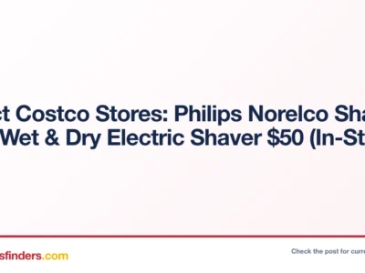 Select Costco Stores: Philips Norelco Shaver 8000 Wet & Dry Electric Shaver $50 (In-Store Only)