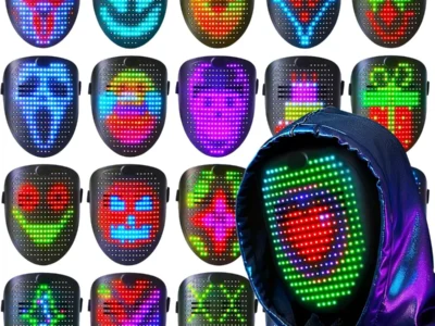 TOY Life LED Light-Up Halloween Mask w/ Gesture Control & Music (Rechargeable) $12.xx + Free Shipping w/ Prime or on $35.xx+