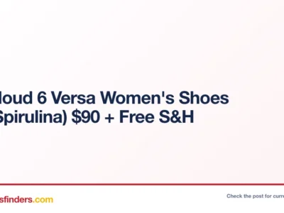 On Cloud 6 Versa Women’s Shoes (Ice/Spirulina) $90 + Free S&H