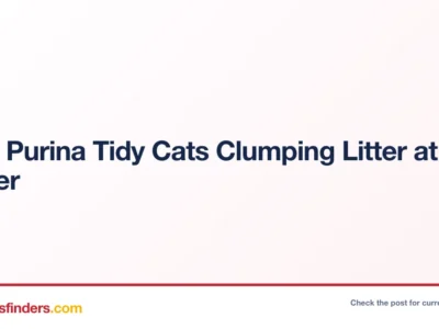 $6.79 Purina Tidy Cats Clumping Litter at Kroger